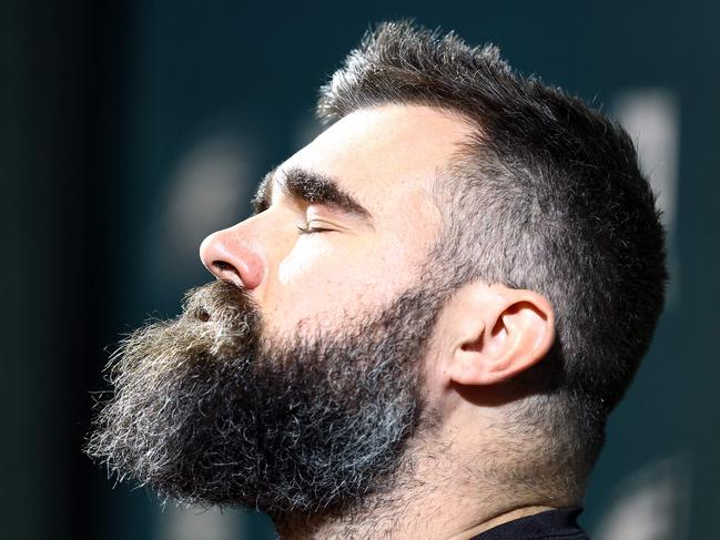 Jason Kelce is calling it a day. Picture: AFP