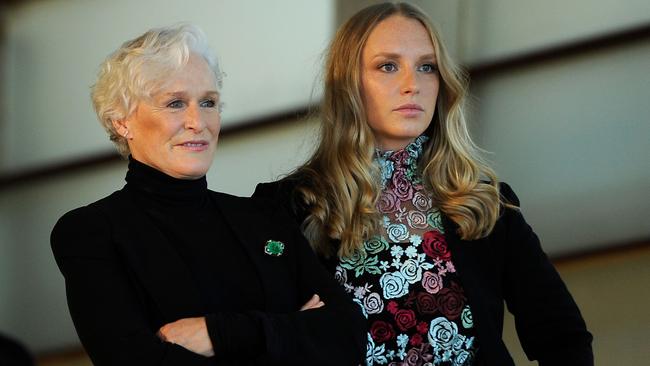 Glenn Close and Annie Starke in The Wife. Picture: AFP