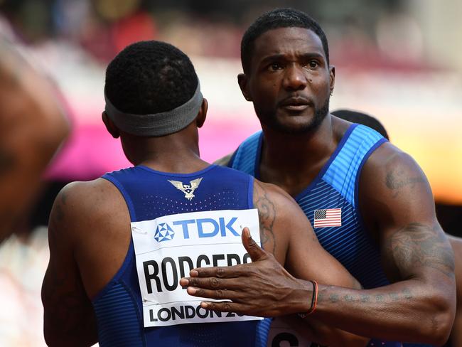 US athlete Justin Gatlin has twice been suspended over doping, in 2001 and 2006.