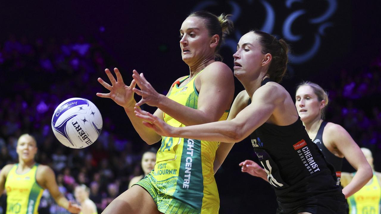 The Diamonds have a New Zealand hoodoo to overcome. (Photo by Hagen Hopkins/Getty Images)