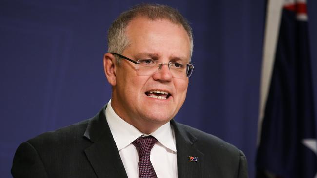 Treasurer Scott Morrison. Picture: Renee Nowytarger