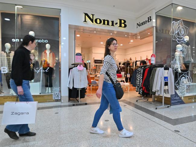 SYDNEY, AUSTRALIA - NewsWire Photos AUGUST 26, 2020:  A Noni-B retail store is seen in a shopping centre in Sydney. Picture: NCA NewsWire / Steven Saphore