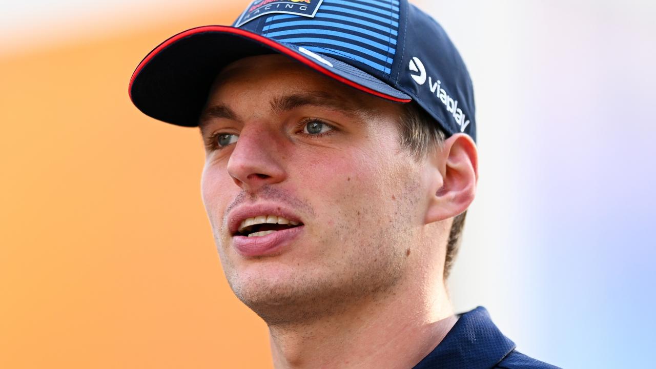 BAKU, AZERBAIJAN - SEPTEMBER 12: Max Verstappen of the Netherlands and Oracle Red Bull Racing walks in the Paddock during previews ahead of the F1 Grand Prix of Azerbaijan at Baku City Circuit on September 12, 2024 in Baku, Azerbaijan. (Photo by Clive Mason/Getty Images)