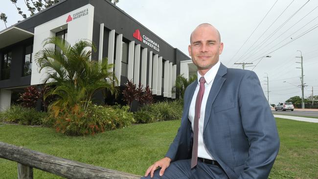 Cushman &amp; Wakefield agent Josh Wright pictured at his Southport office. Picture: Mike Batterham