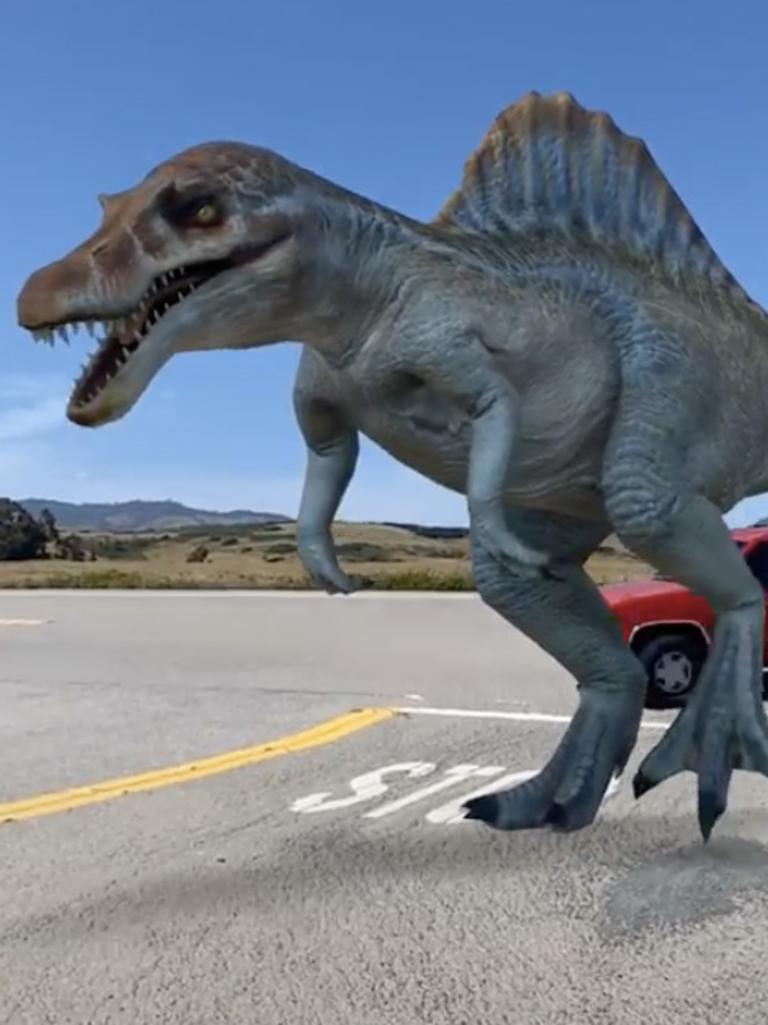 Racing Dinosaurs in Augmented Reality — Hook