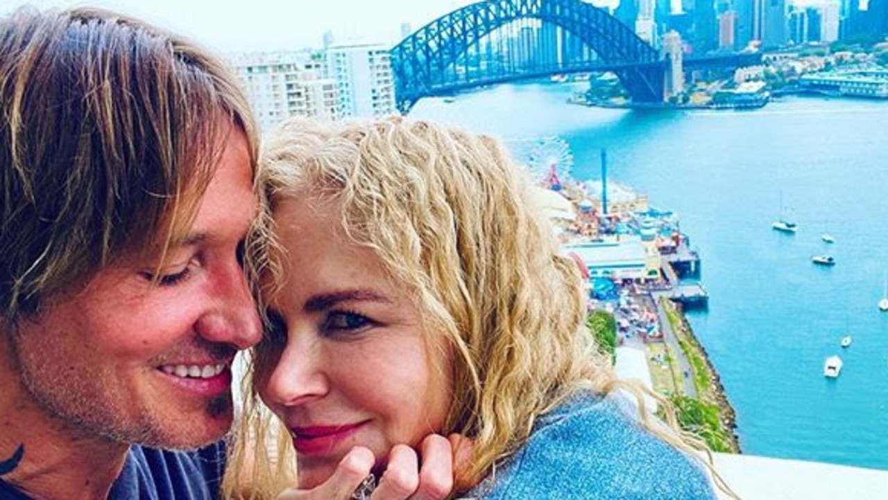 Nicole Kidman and Keith Urban hanging out in Milsons Point.