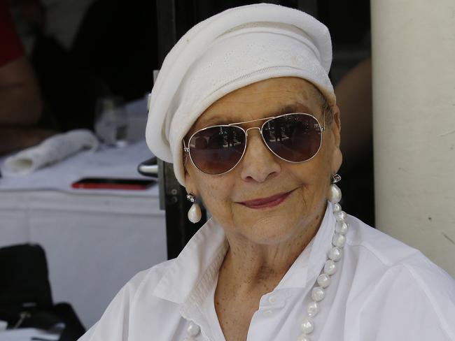 Maggie Tabberer, out to lunch at Fratelli Paradiso in Potts Point. Picture: John Appleyard