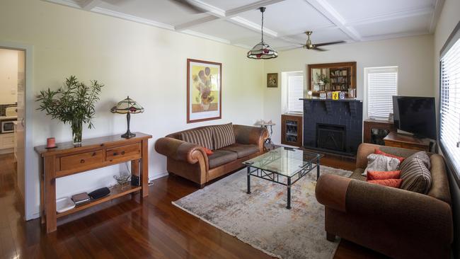 An interior of Terry and Julie Hansen’s Tarragindi home Picture: Glenn Hunt