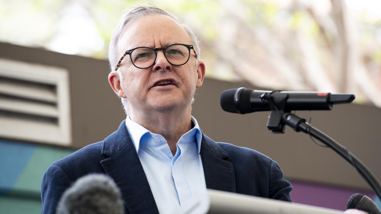 Anthony Albanese says every innocent loss of life is a tragedy. Picture: Monique Harmer/NCA NewsWire.