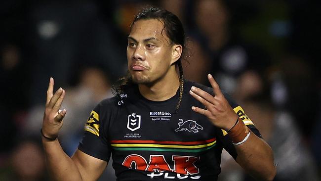 Panthers star Jarome Luai is proud of his western Sydney roots. Picture: Matt Blyth/Getty Images