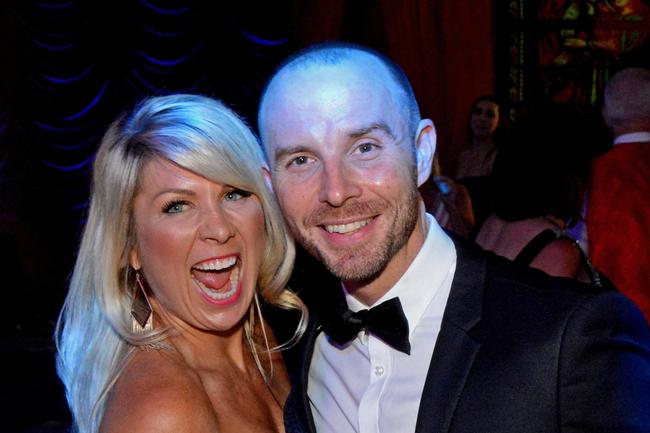 Sara Potter and Matthew Ward at Gold Coast Mayoress Charity Foundation Ball at The Star Gold Coast. Picture: Regina King