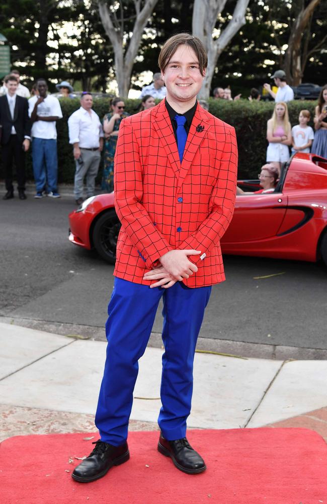 Marshall Stellmacher at Centenary Heights State High School formal. Picture; Patrick Woods.