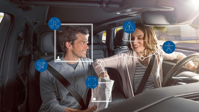 Advanced driver monitoring technology is increasingly prevalent in new cars. Picture: Bosch