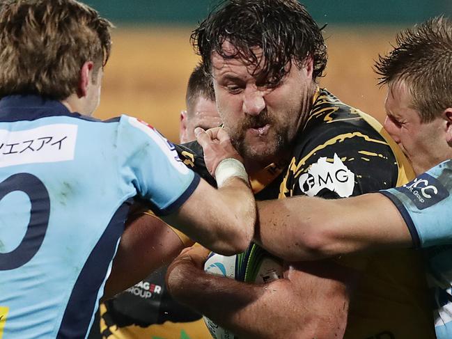 SYDNEY, AUSTRALIA - JULY 11: Jeremy Thrush of the Force in action during the round 2 Super Rugby AU match between the Waratahs and the Western Force at Sydney Cricket Ground on July 11, 2020 in Sydney, Australia. (Photo by Mark Metcalfe/Getty Images)