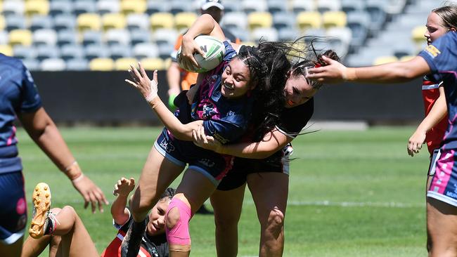 Kirwan State High v Mabel Park. Picture: Shae Beplate.