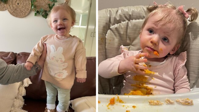 Alba has grown into a happy toddler, after a dramatic early birth and rescue from war-torn Ukraine. Source: Instagram.