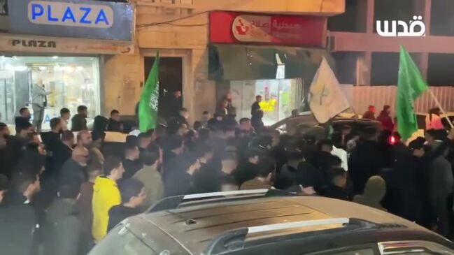 Pro-hamas Marches Set Off In West Bank After Leader Killed In Beirut 