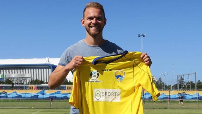 New Gold Coast United signing Justyn McKay.