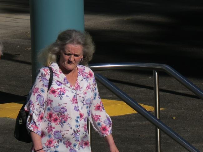 Deborah Mulholland at Gosford District Court where she was being sentenced for supplying drugs at Umina Beach.