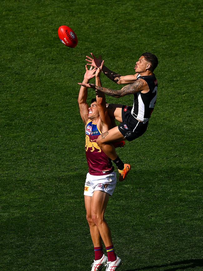 Step ladder Starcevich. (Photo by Morgan Hancock/AFL Photos via Getty Images)