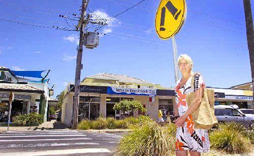 Chamberof Commerce president Louise Owen wants a second pedestrian crossing in Lennox. Picture: Jay Cronan