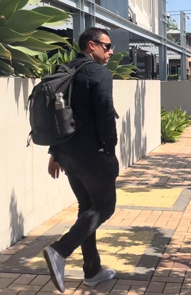 Zachary Vincent Edwards outside court. Picture: Jessica Paul