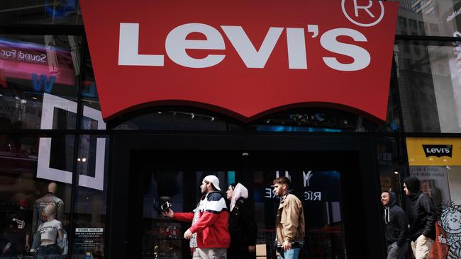 A Levi’s store in New York. Picture: AFP