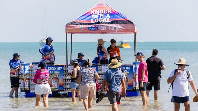 Darwin Beer Can Regatta at Mindil Beach, 2025. Picture: Pema Tamang Pakhrin