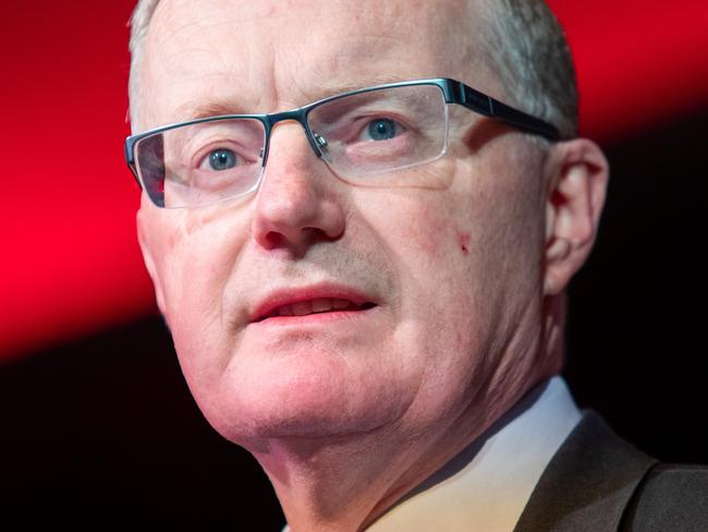 Reserve Bank Governor Philip Lowe speaks during a CEDA event at the Adelaide Convention Centre in Adelaide, Thursday, June 20, 2019. (AAP Image/James Elsby) NO ARCHIVING