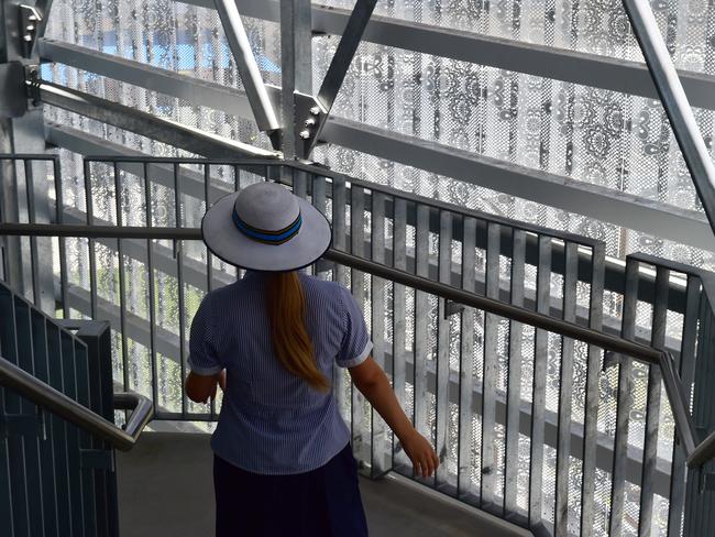 The $19 million three-storey East Precinct building at St PatrickÃ•s College Townsville. Picture: Shae Beplate.
