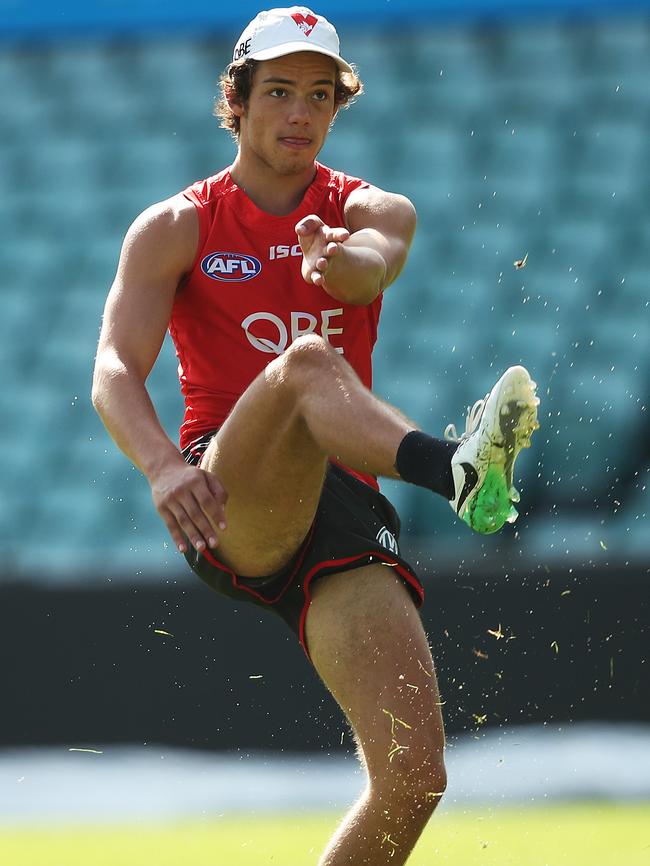 Oliver Florent at Sydney training. Picture: Phil Hillyard