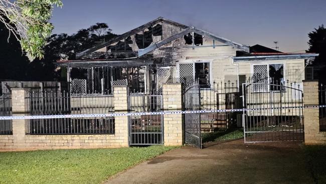 A child is missing after a horror fire engulfed a Toowoomba region home overnight with six people managing to escape. Photo: ABC News