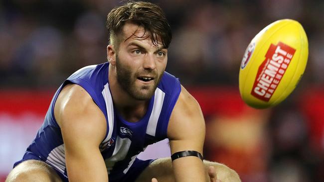 North Melbourne’s Luke McDonald has stepped his game up markedly in 2017. Picture: Michael Klein