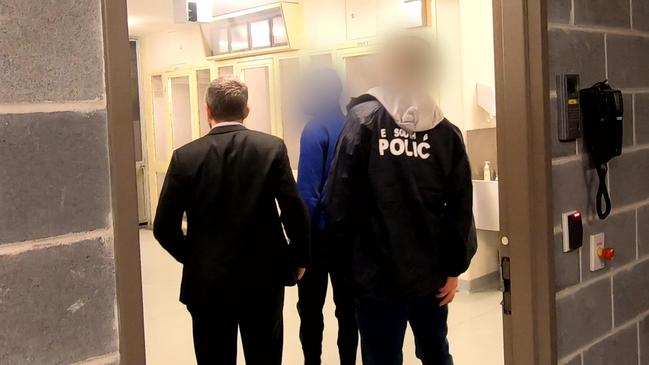 The teens were arrested during several search warrants this morning. Picture: NSW Police