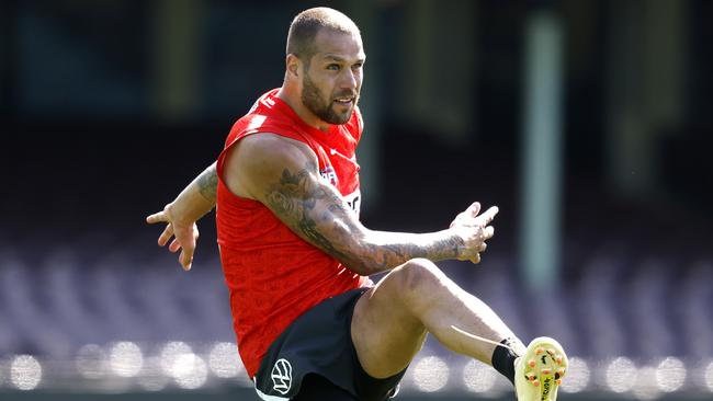 Lance Franklin can still inspire the Swans. Picture: Phil Hillyard