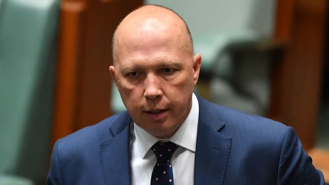 Minister for Home Affairs Peter Dutton AAP Image/Mick Tsikas