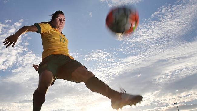 Matildas captain Lisa De Vanna.