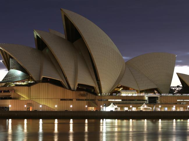 Generic images of Sydney harbour Bridge, Sydney Opera House, North Sydney Pool, Bridge climb and Luna Park. Sydney attractions in the early hours of the morning. Pics Bill Hearne