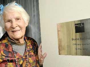 NAME CHANGE: Resident Nellie Whiteman at the unveiling of Bupa Ballina. Picture: Doug Eaton