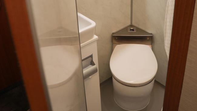 The ensuite in the Gold Premium cabin. 