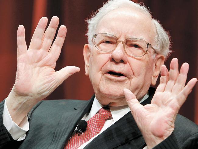 Warren Buffett has been expecting renewables to grow in importance. Picture: Getty Images