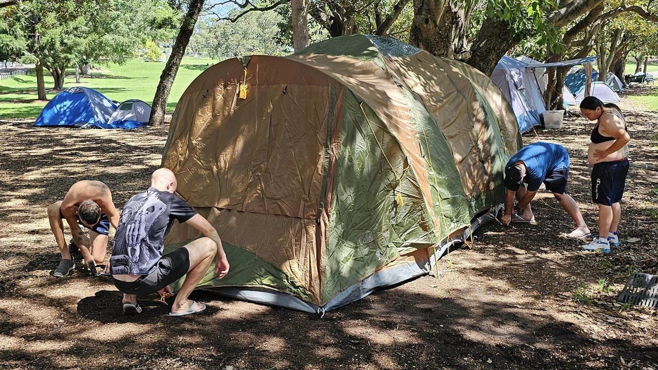 Mr Slater helps support and distribute supplies to people experiencing homelessness. Picture: Supplied/Paul Slater