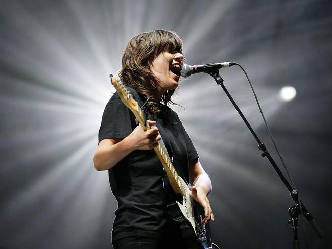 Courtney Barnett performs during Splendour in the Grass in Byron Bay, in 2016. Picture: Mark Metcalfe/Getty Images