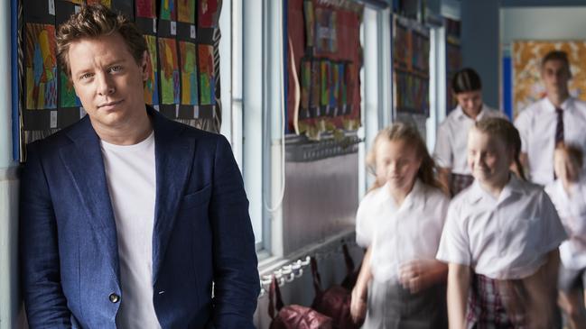 Getting banks out of our schools is a huge stride forward says Scott Pape. Picture: Nick Wilson/Foxtel.