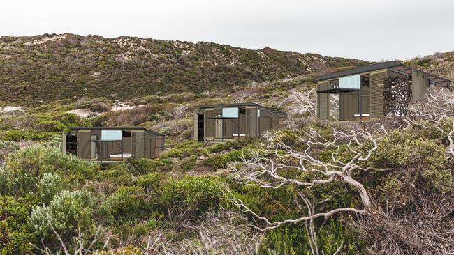 The Australian Walking Company plans to build sleeping pods on the Kangaroo Island Wilderness Trail. Pictures: Australian Walking Company