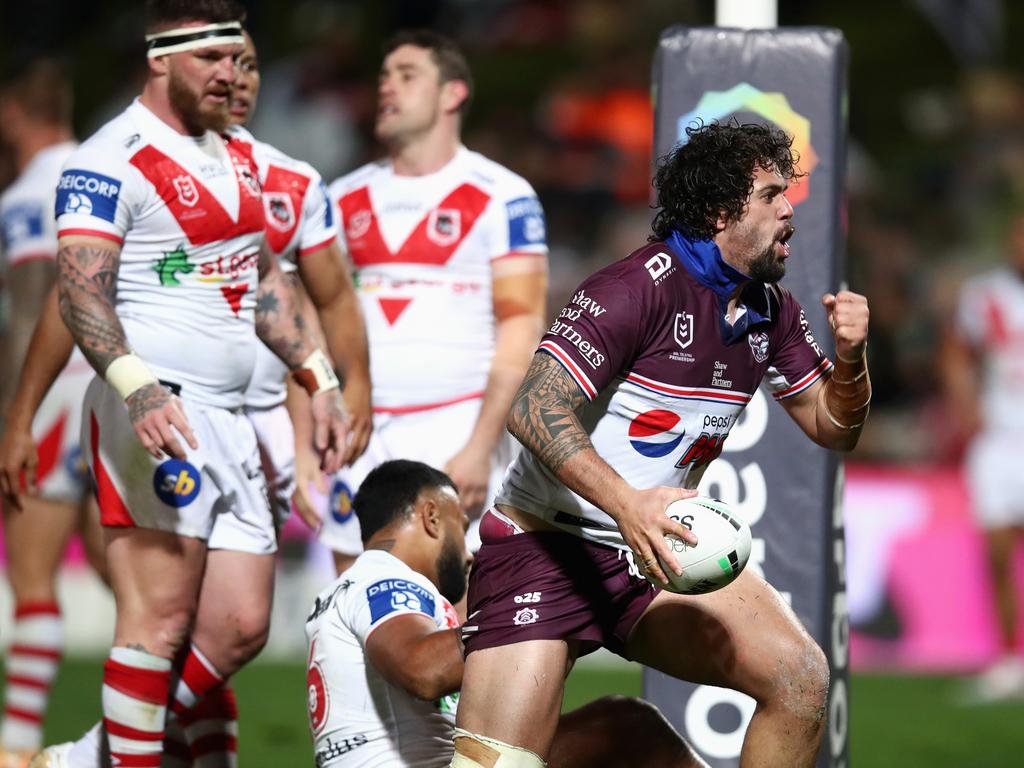 Josh Aloiai plans on becoming a pastor after he finishes in the NRL. Picture: Jason McCawley/Getty Images