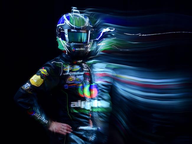NASCAR Camping World Truck Series driver Ben Rhodes poses for a portrait during NASCAR Media Day at Daytona International Speedway on February 16, 2016 in Daytona Beach, Florida. (Photo by Jared C. Tilton/Getty Images)