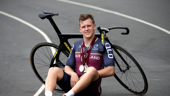 Cairns cyclist Brandon Hutton named for Queensland's U19 team a week after winning the state title PICTURE: ANNA ROGERS