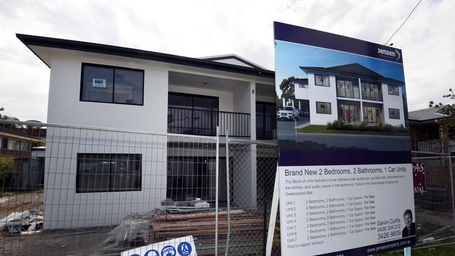 If interest rates continue to climb, then house prices are set to fall again. Picture: Dan Peled/AAP Image