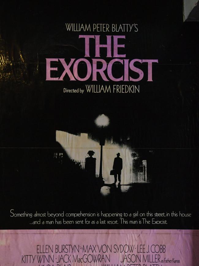 The Exorcist poster: But Rev Gill says being an exorcist in real life is pretty different. (AAP Im age/Morgan Sette)